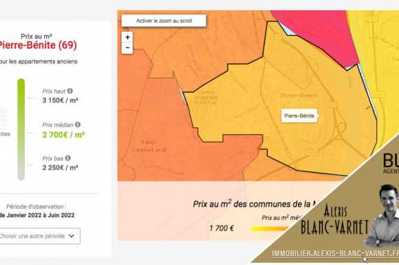 Prix m2 à Pierre-Bénite