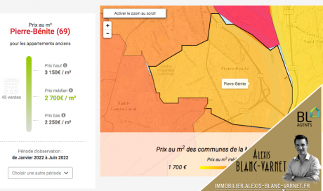 Prix m2 à Pierre-Bénite